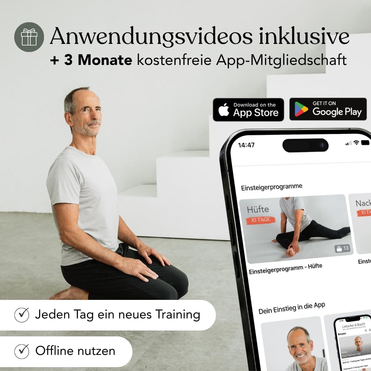 Liebscher & Bracht Original MAXI-Rolle: Faszienrolle mit – Bild 2