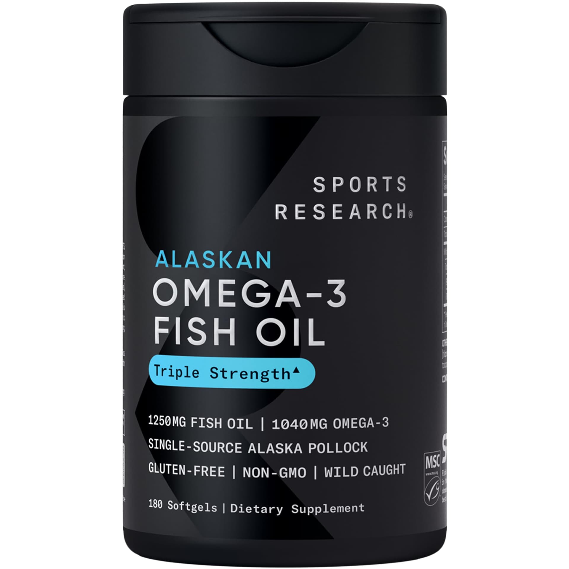 Sports Research ® Triple Strength Omega 3 Fish Oil