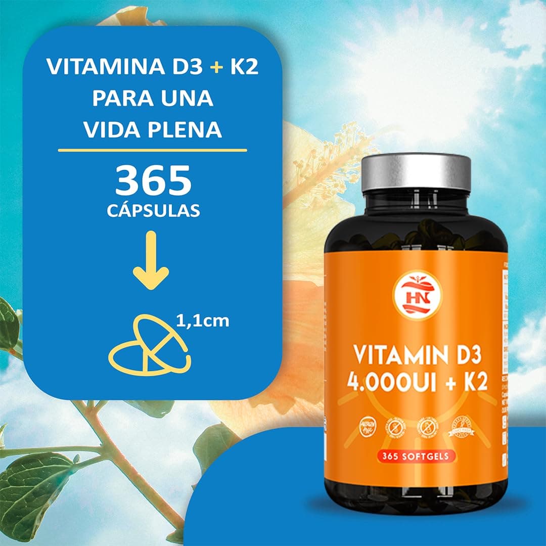 ONE Vitamina D - 365 Cápsulas – Bild 5