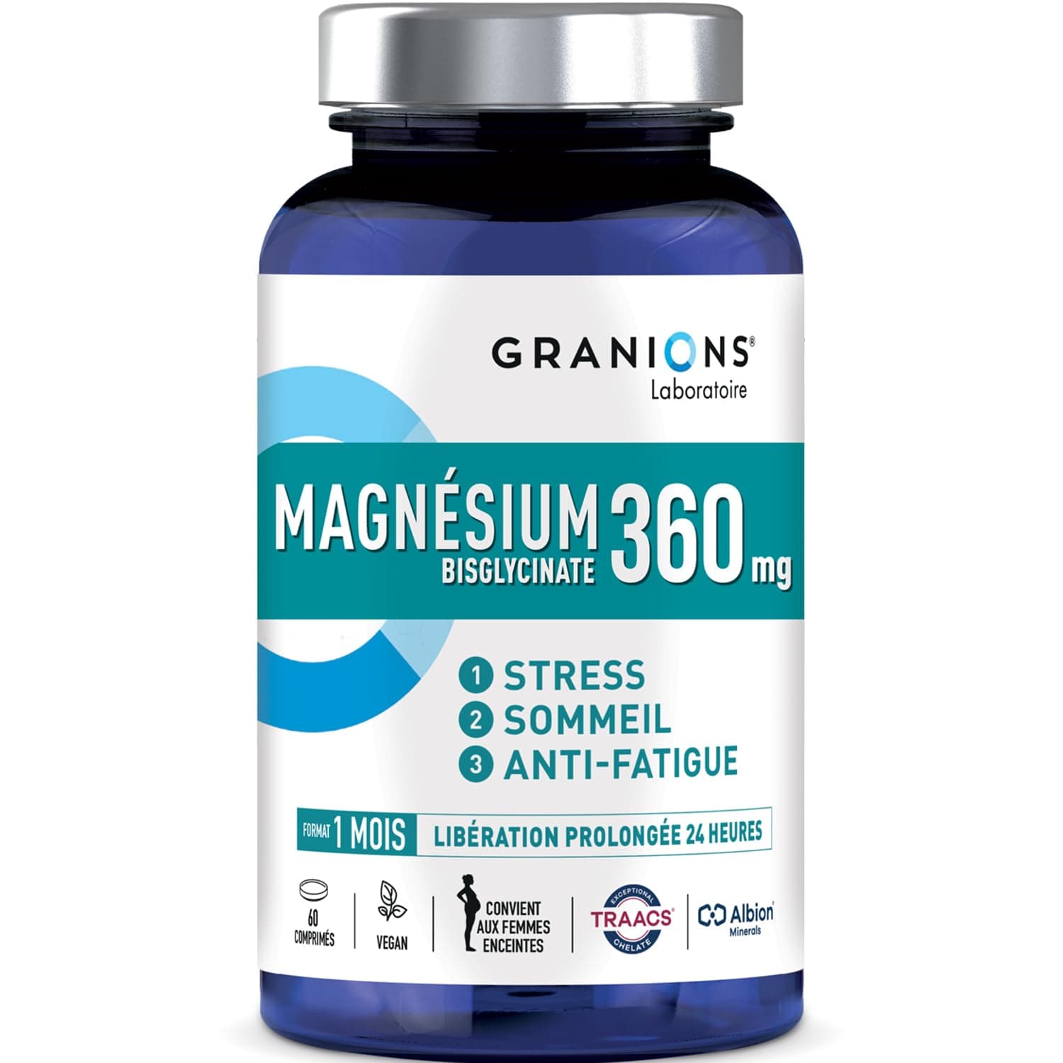 Granions MAGNESIUM BISGLYCINATE 360 MG GRANIONS