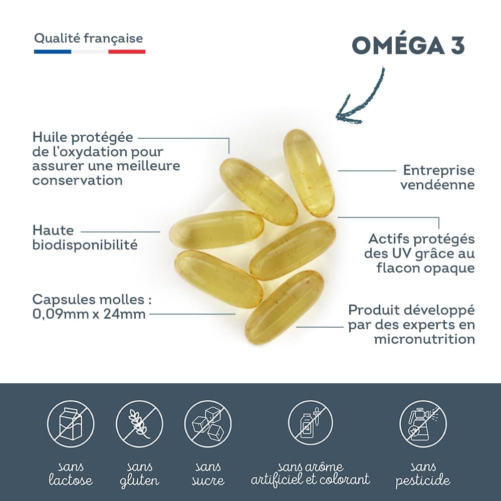 Vitavea Omega 3 Huile de Poissons Sauvages 2 000mg – Bild 4