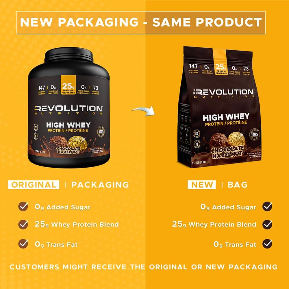 Revolution Nutrition , High Whey, Protein Powder 6LB – Bild 2