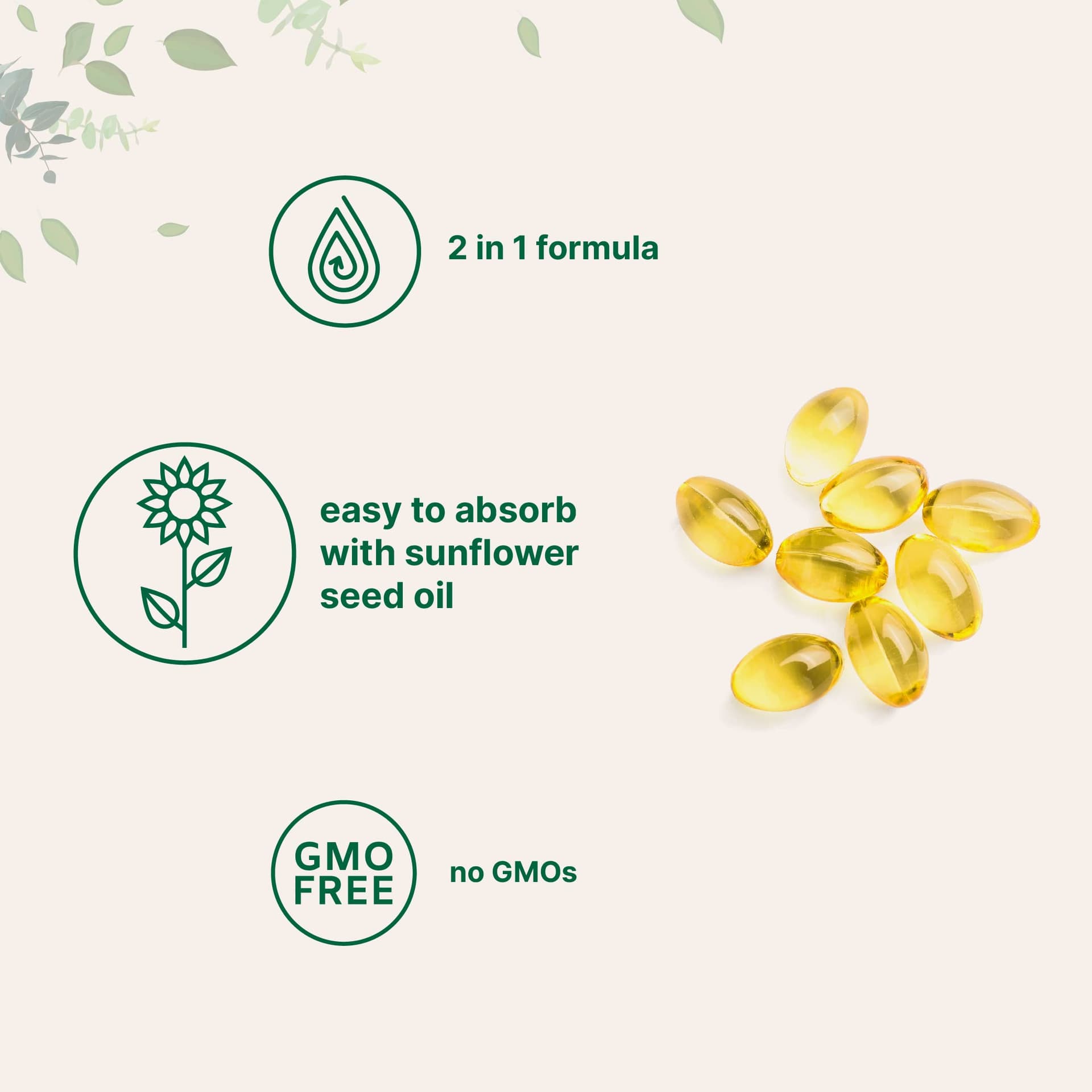 Micro Ingredients Vitamin D3 5,000 IU + K2 MK-7 100 mcg – Bild 3