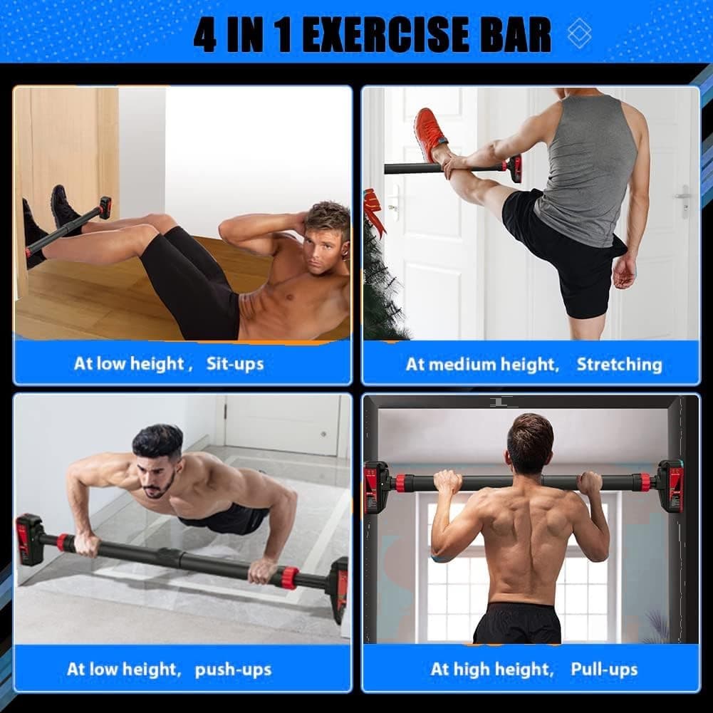 Garvee Pull Up Bar for Doorway - Adjustable No Screws Chin Up Bar for Home Gym, 440 LBS – Bild 5