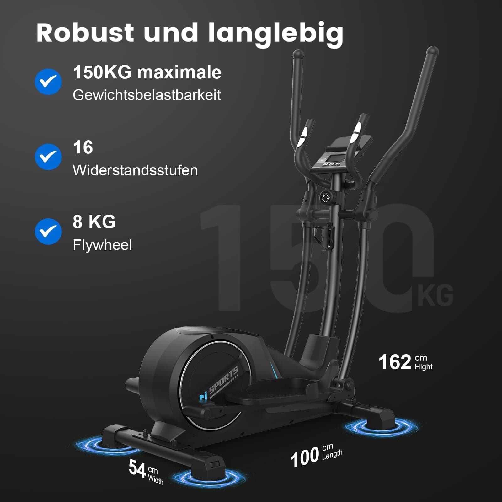 Cowmew Crosstrainer für Zuhause – Bild 2