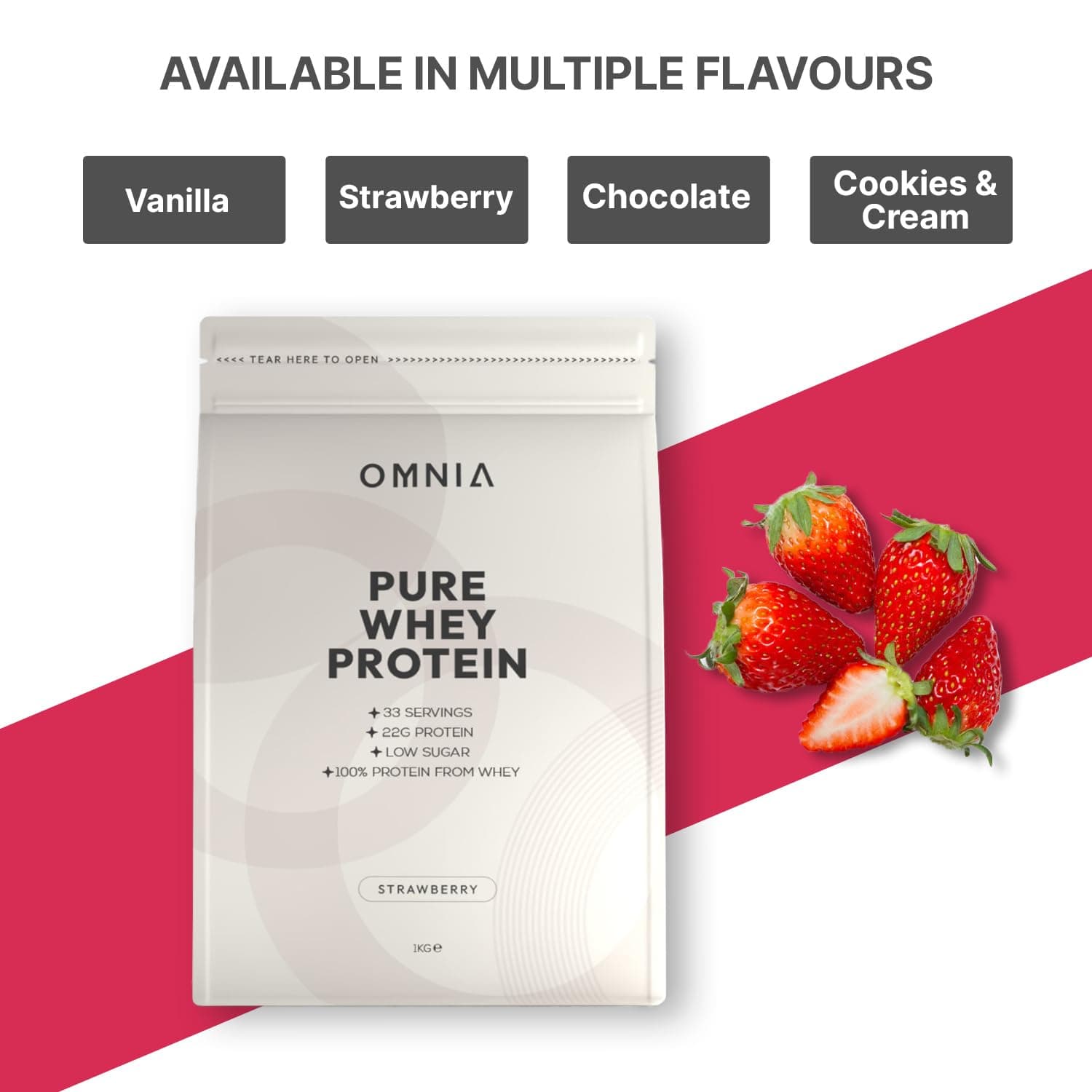 OMNIA Pure Whey Protein Powder – Bild 4