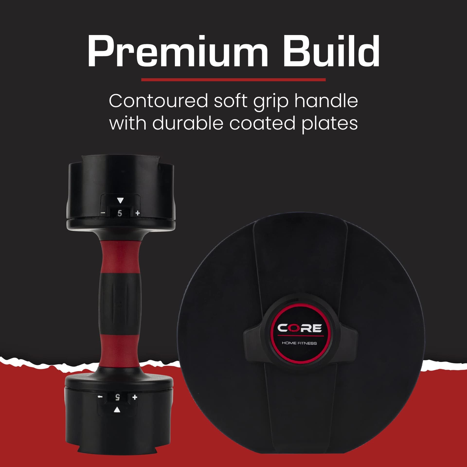 CORE FITNESS ® Adjustable Dumbbell Weight Set By Affordable – Bild 7