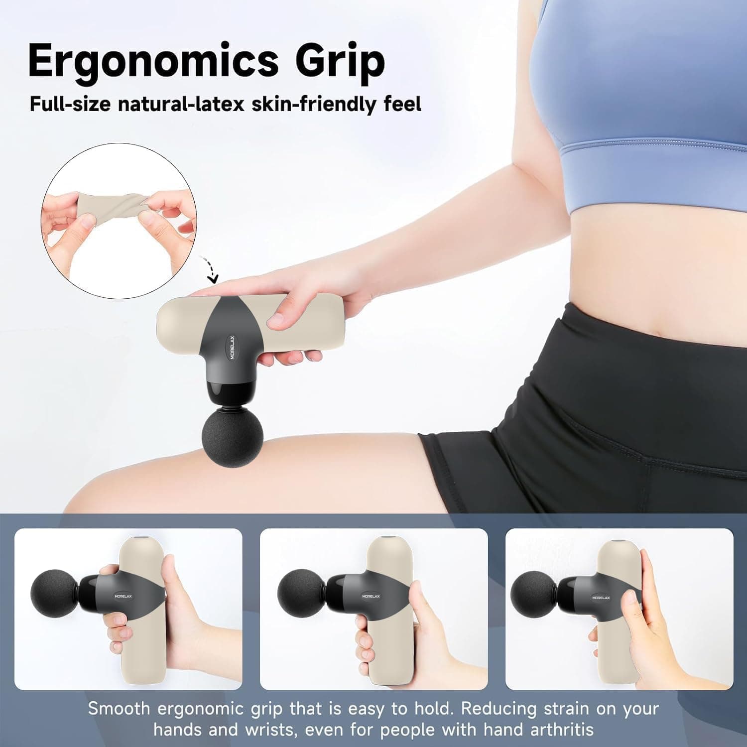 Morelax Mini Massagepistole Massagegerät Massage gun – Bild 7