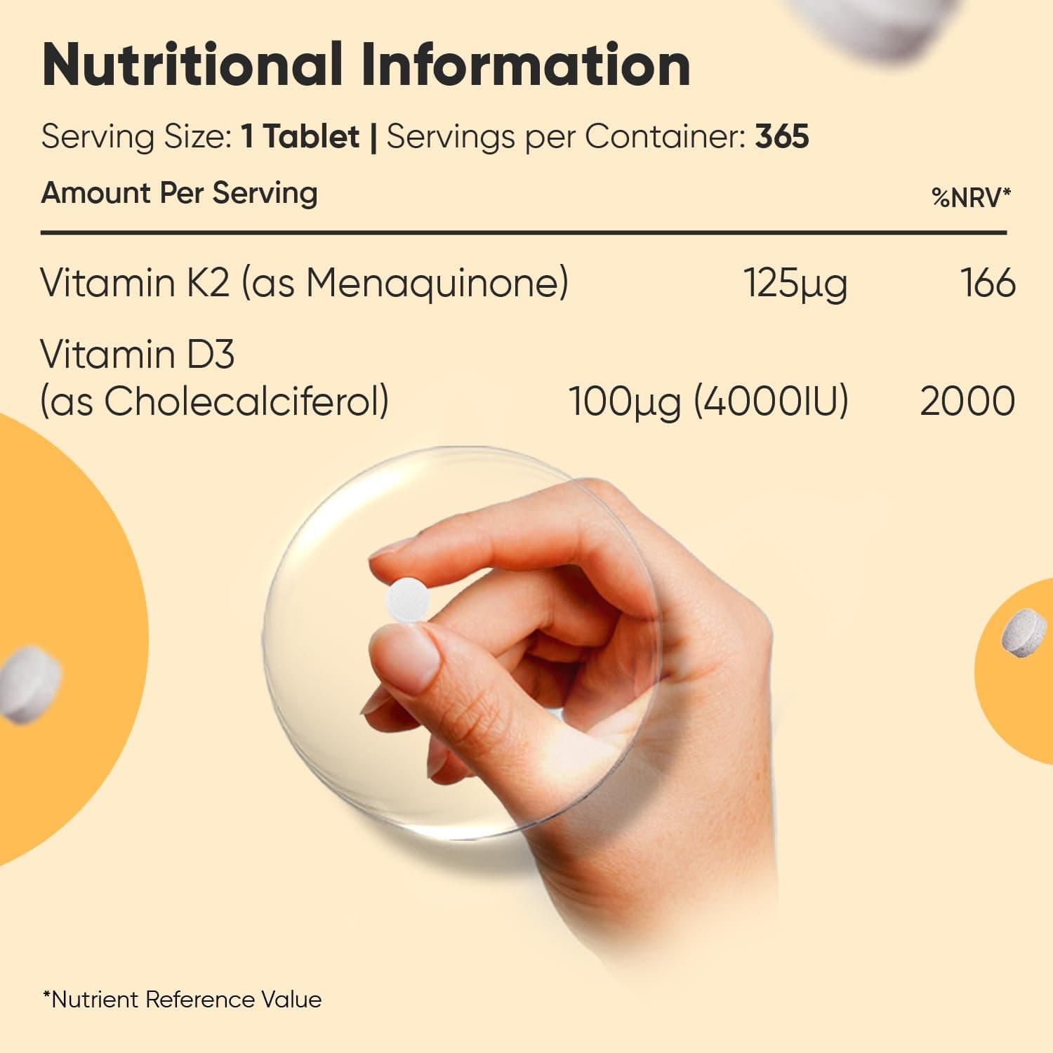 WeightWorld Vitamin D3 4000IU & K2 125μg (MK7) – Bild 6