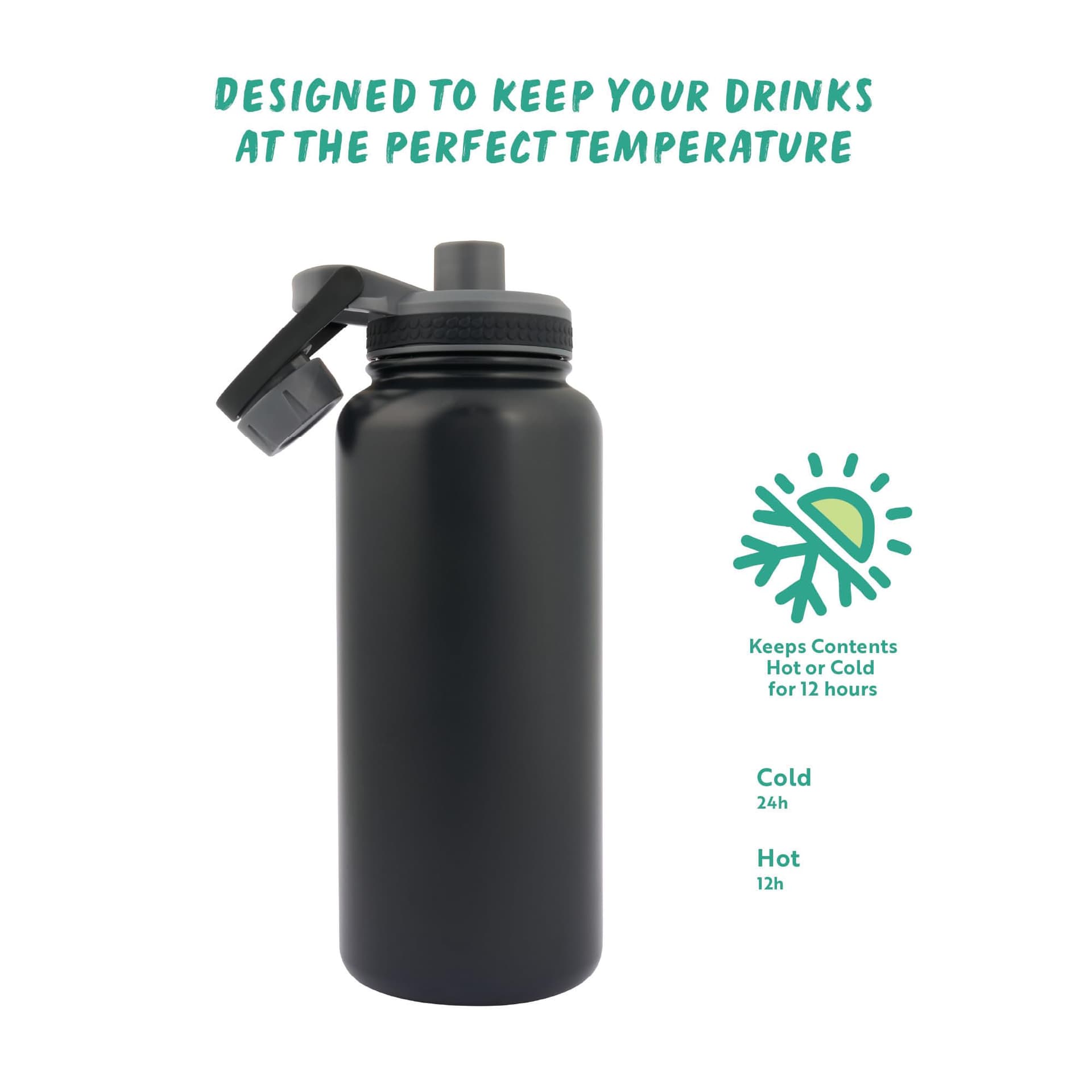 Polar Gear Stainless Steel Water Bottle 1L – Bild 4