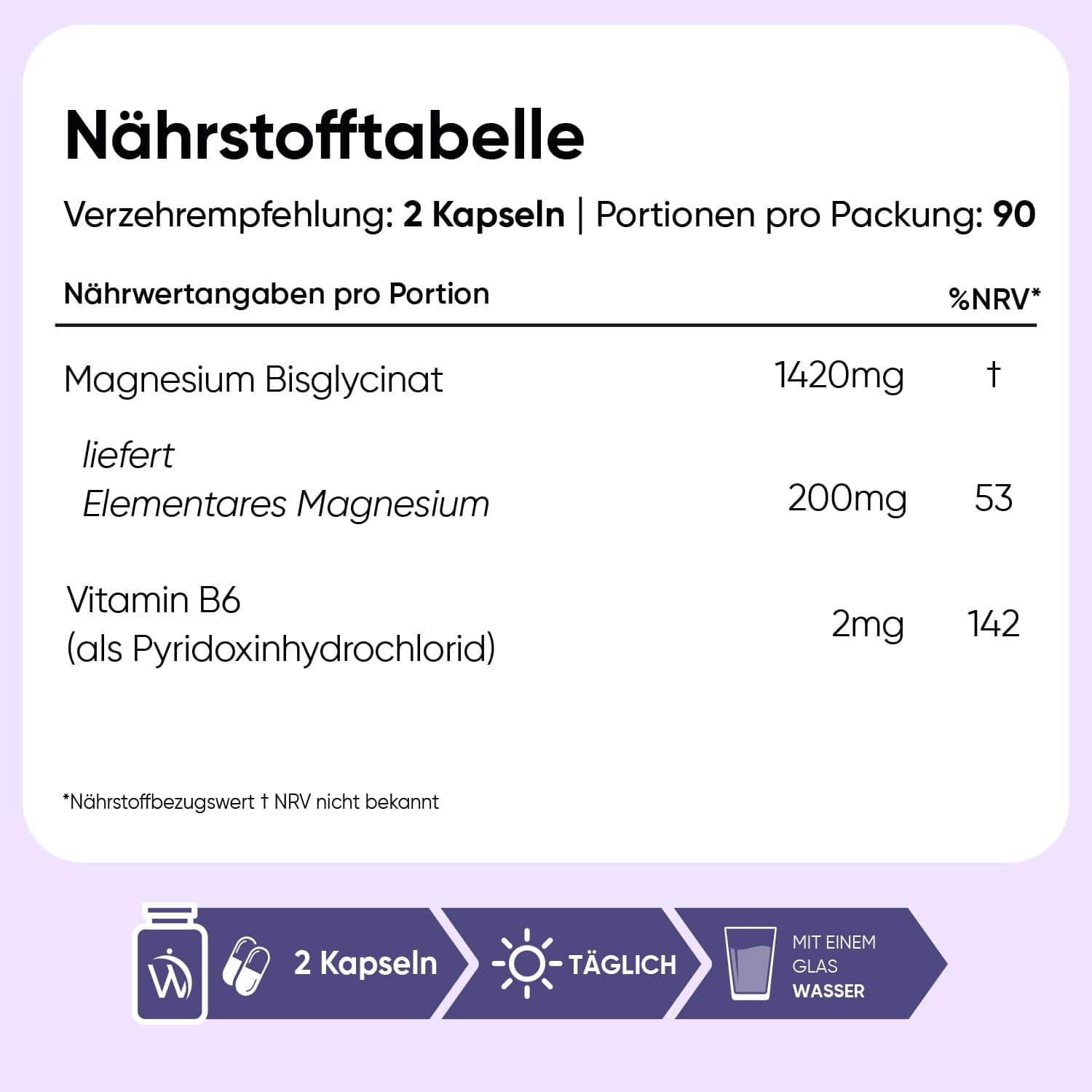 WeightWorld Magnesium Bisglycinat Kapseln – Bild 3