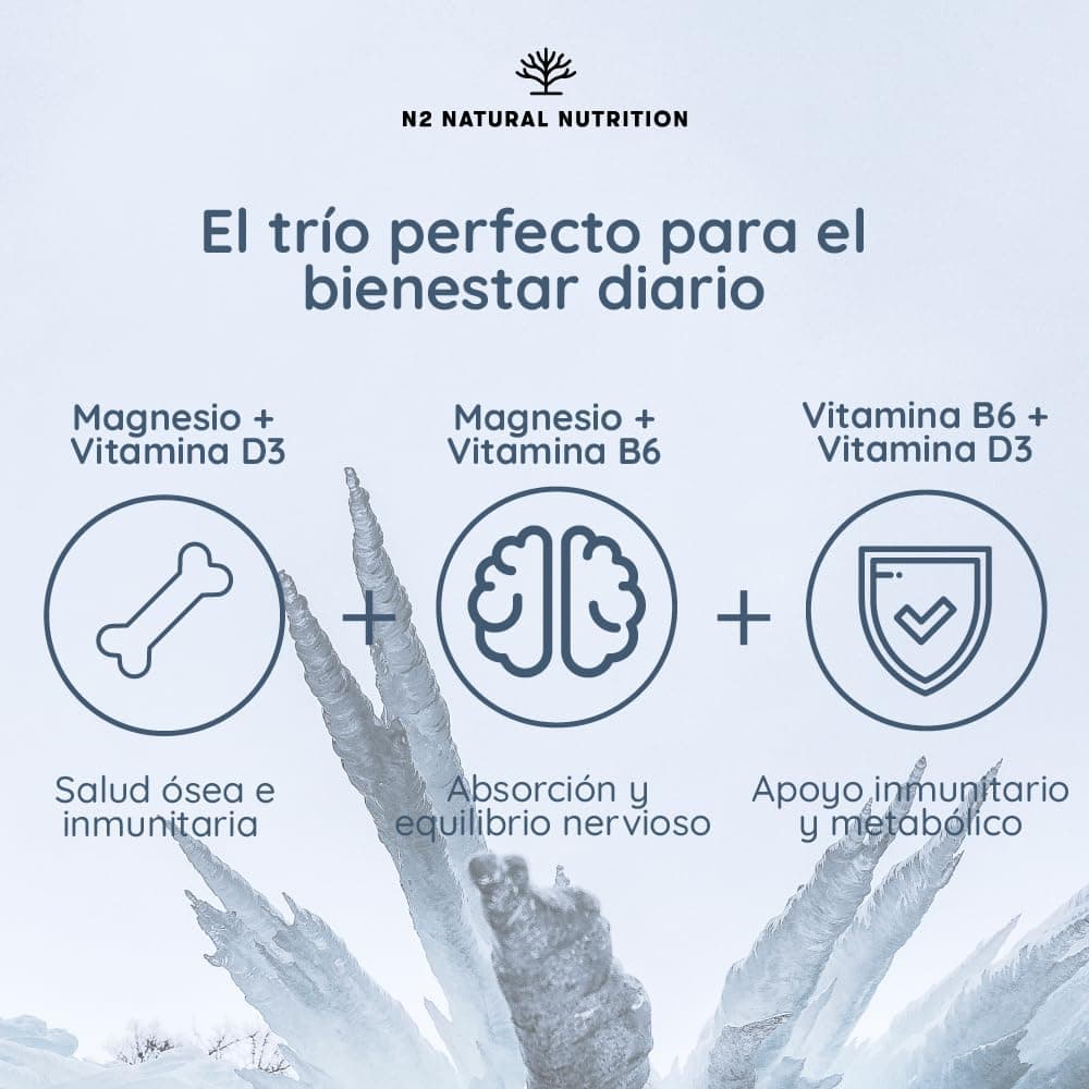 N2 Natural Nutrition Magnesio Bisglicinato 2250 mg – Bild 5
