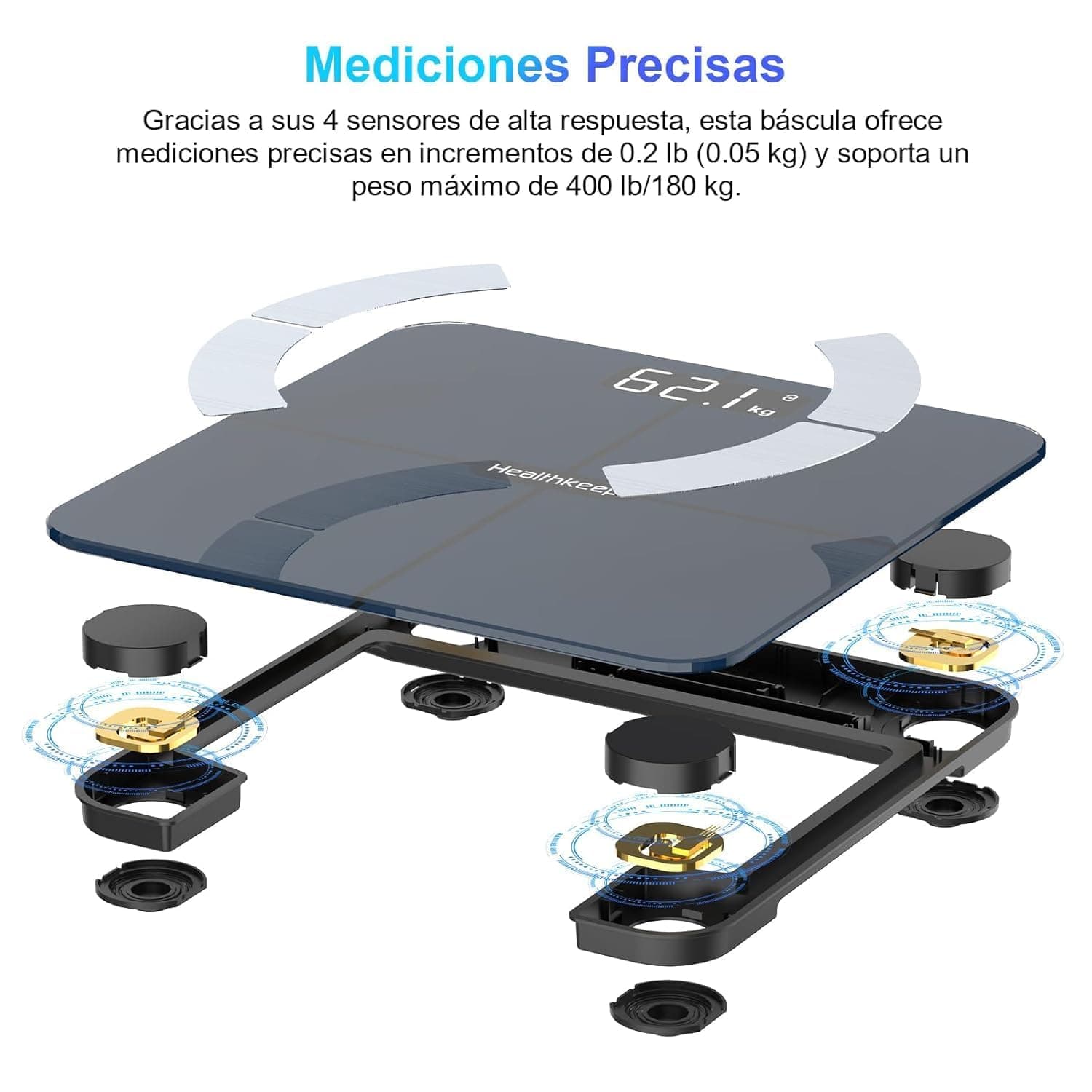 Healthkeep Bilancia Intelligente Impedenziometrica Bluetooth con App – Bild 3