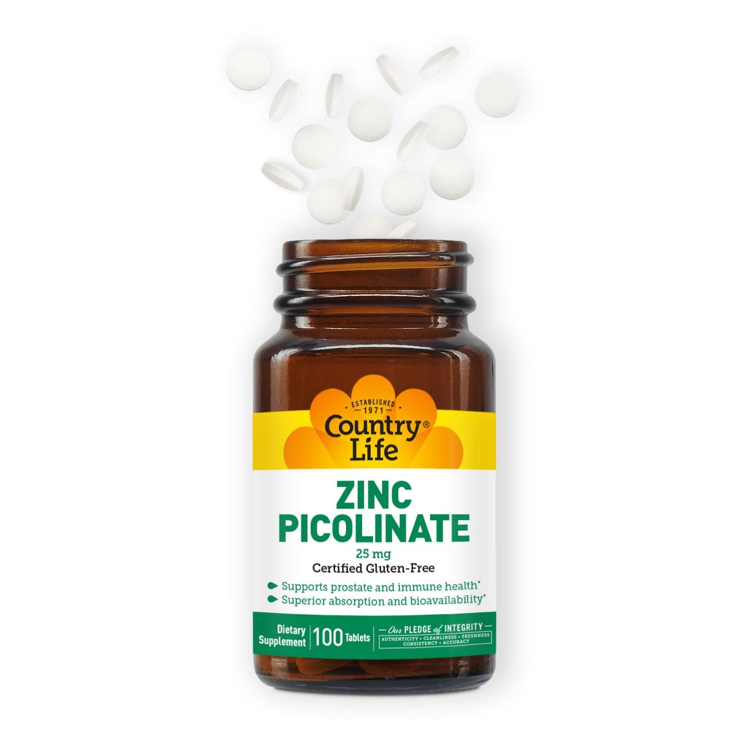 Country Life Zinc Picolinate 25 mg – Bild 6