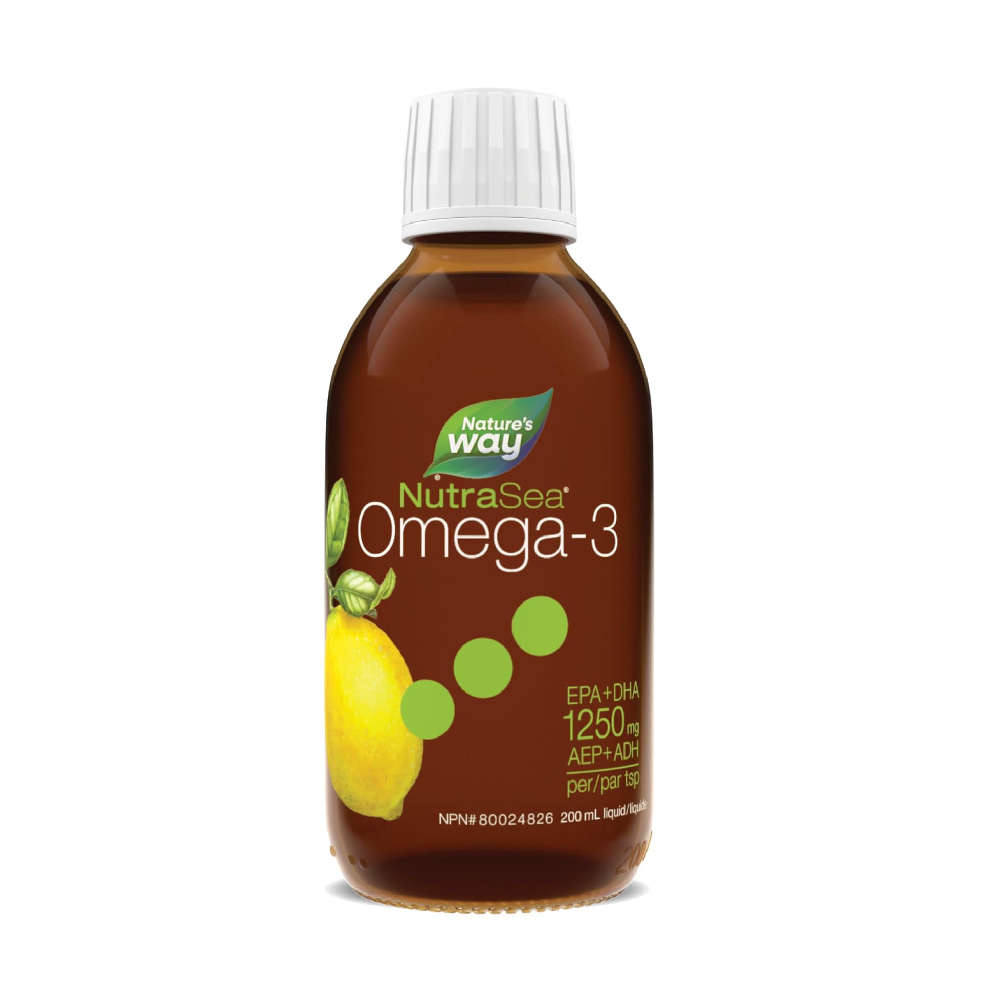 Nature's Way NutraSea Omega 3 Fish Oil Liquid Supplement