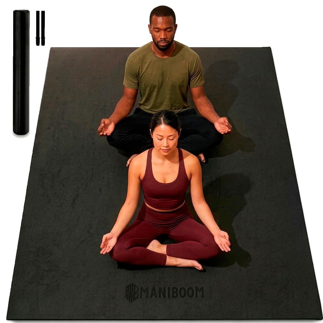 ManiBoom Esterilla Yoga Antideslizante XL 212 x 150 cm