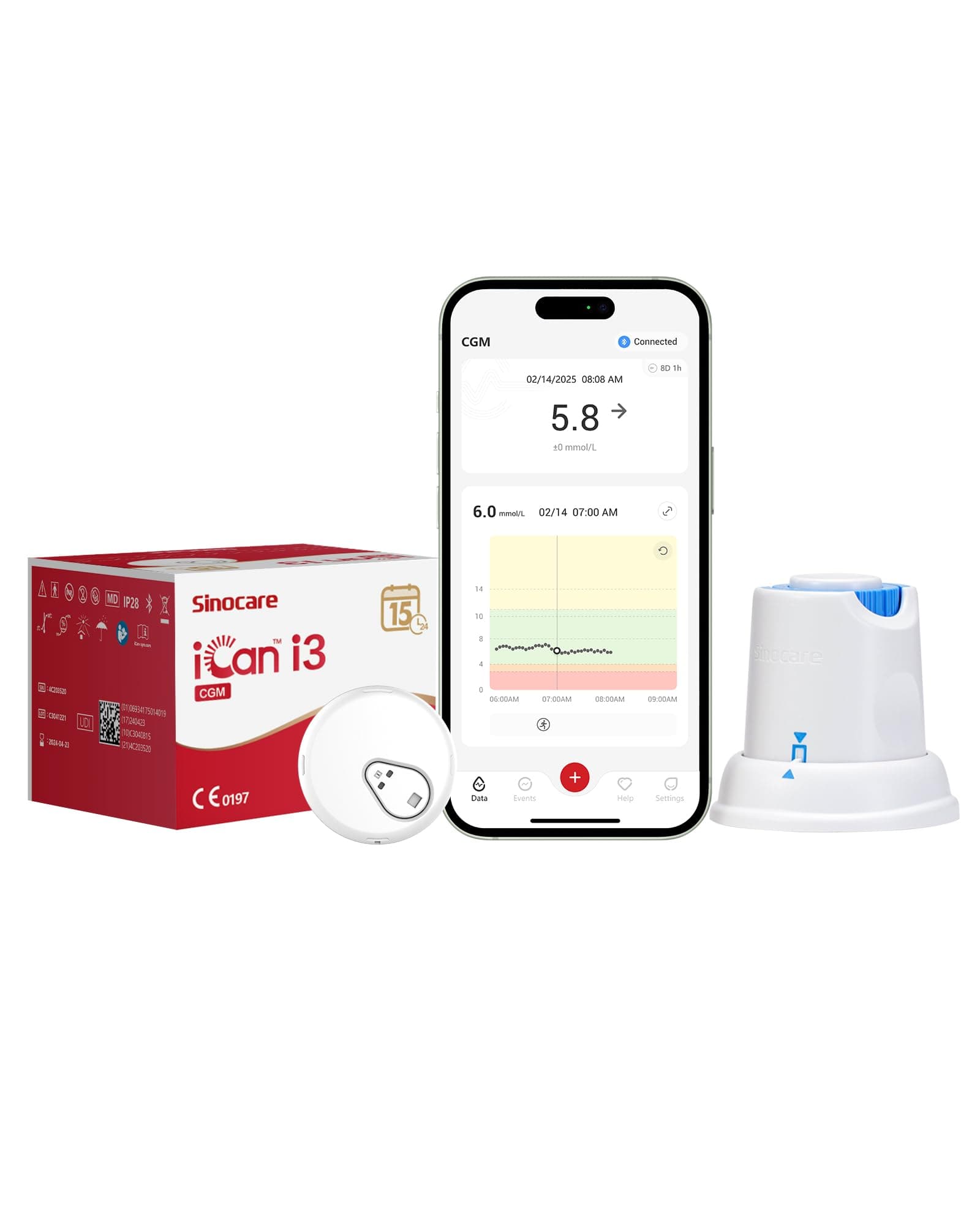 sinocare sinocare iCan i3 Continuous Glucose Monitor