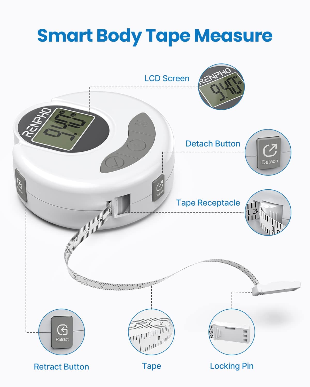 RENPHO Body Measuring Tape – Bild 8