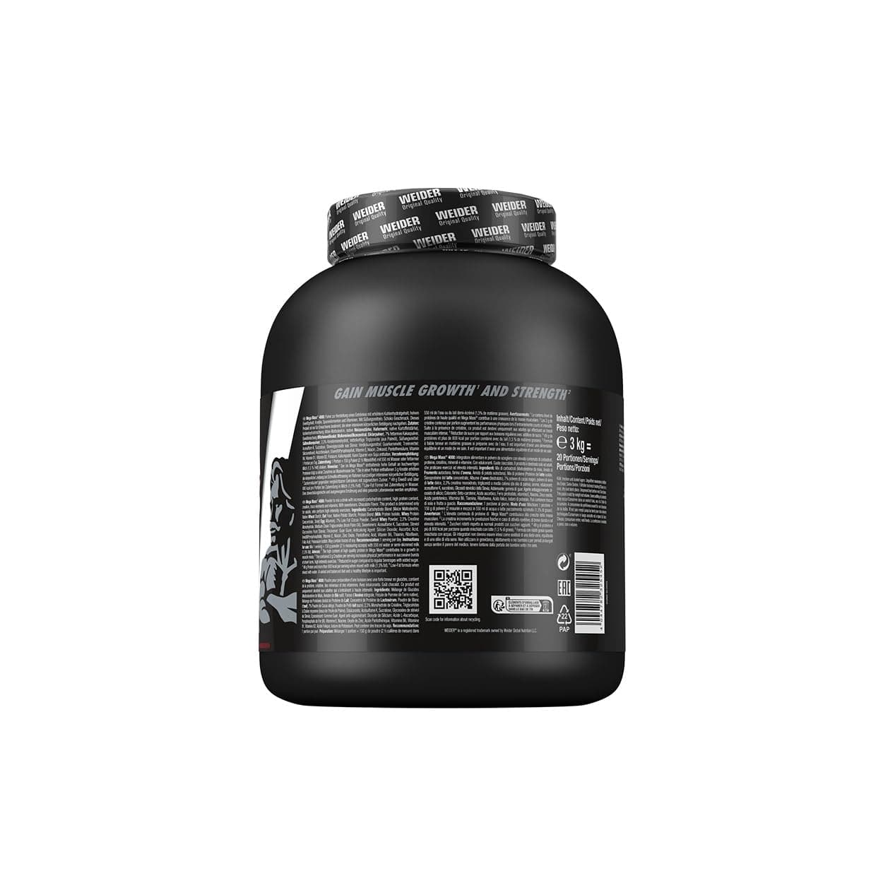 Weider Mega Mass 4000 - Weight Gainer Pulver mit 48g – Bild 5