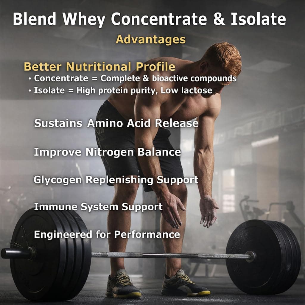 Sunshine Biopharma IsoWhey Whey Isolate & Concentrate blend, Recovery, 24g – Bild 7