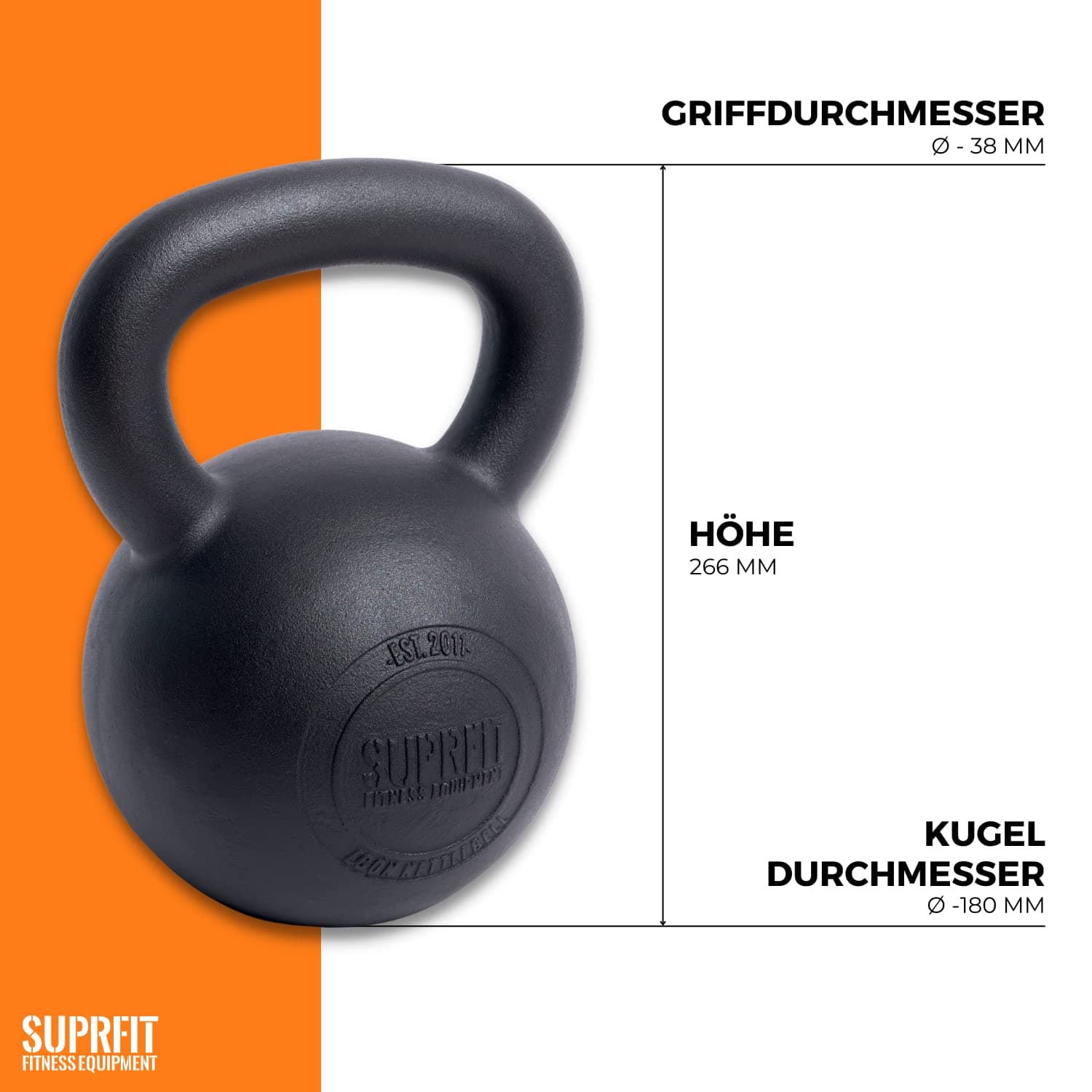SF SUPRFIT SUPRFIT - Econ Professional Kettlebell 24Kg – Bild 6