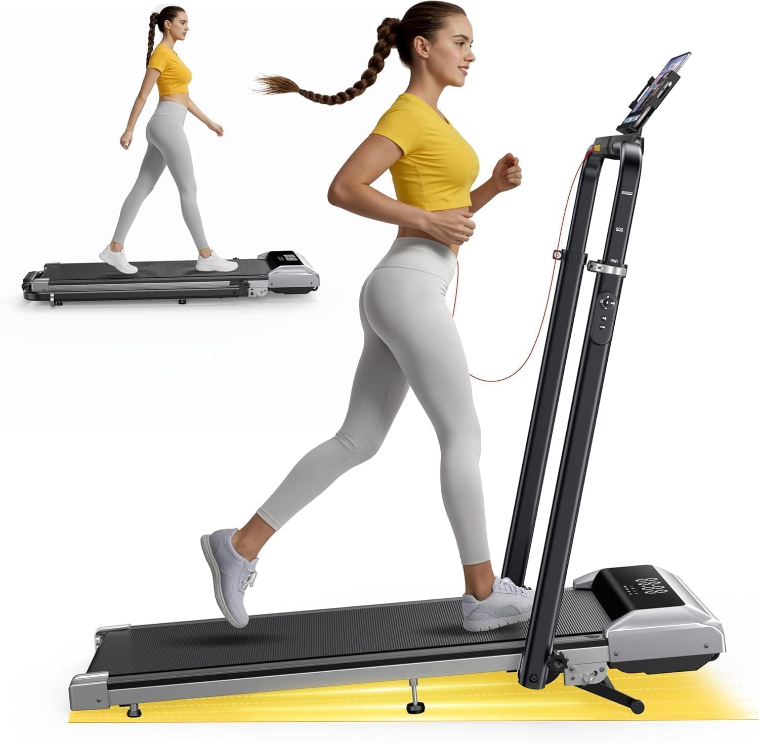 Toputure Laufband für Zuhause mit 12% Steigung