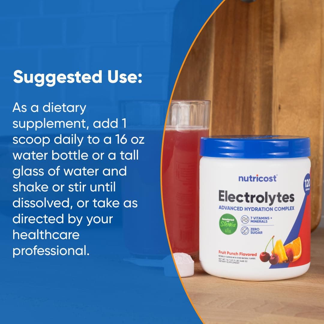 Nutricost Electrolyte Complex Powder (120 Servings – Bild 7