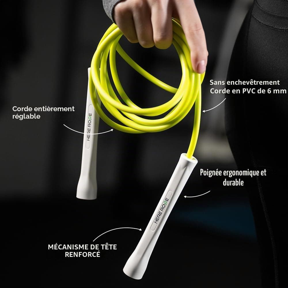 hererope Corde à sauter en PVC de 6 mm – Bild 3