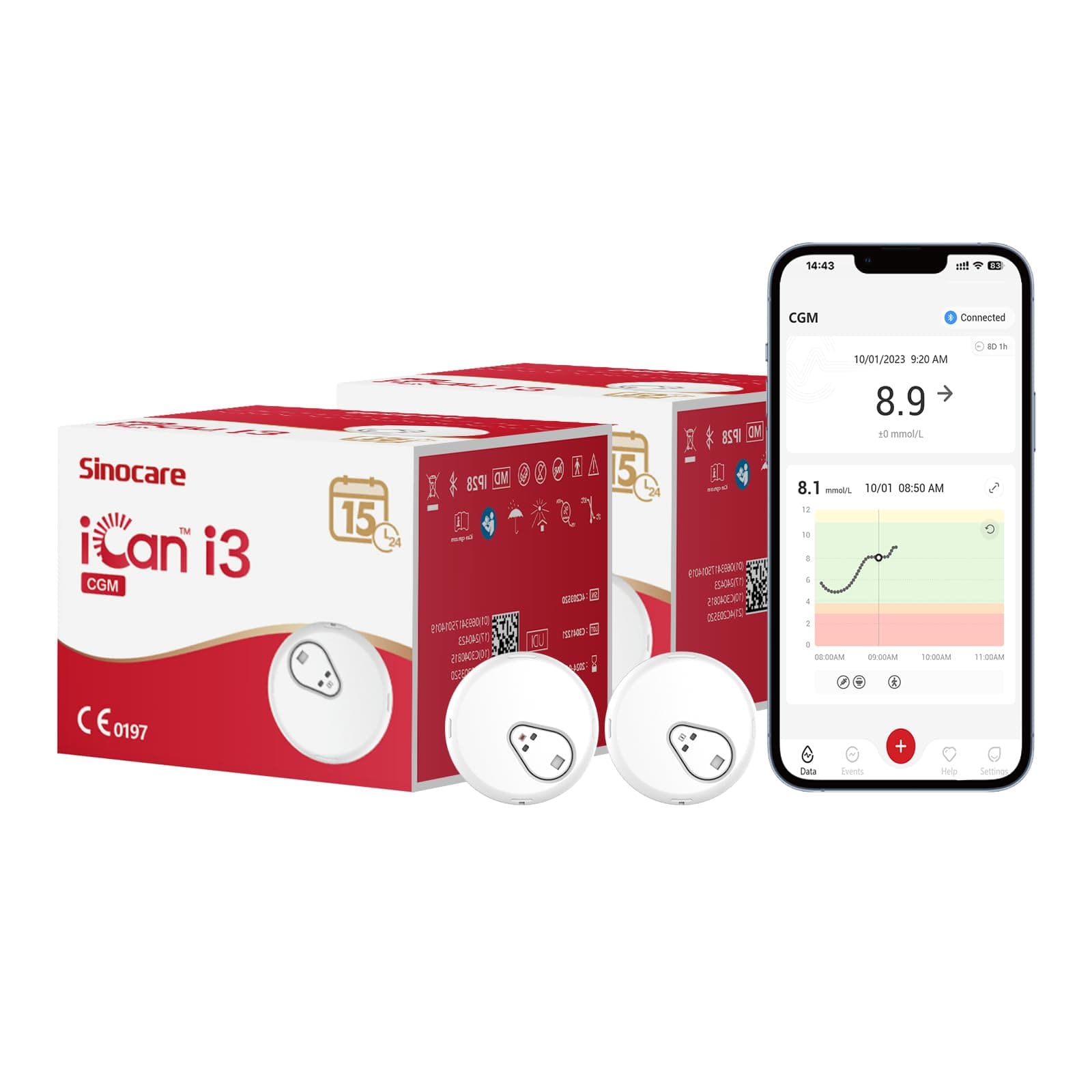 sinocare sinocare iCan Continuous Glucose Monitoring System