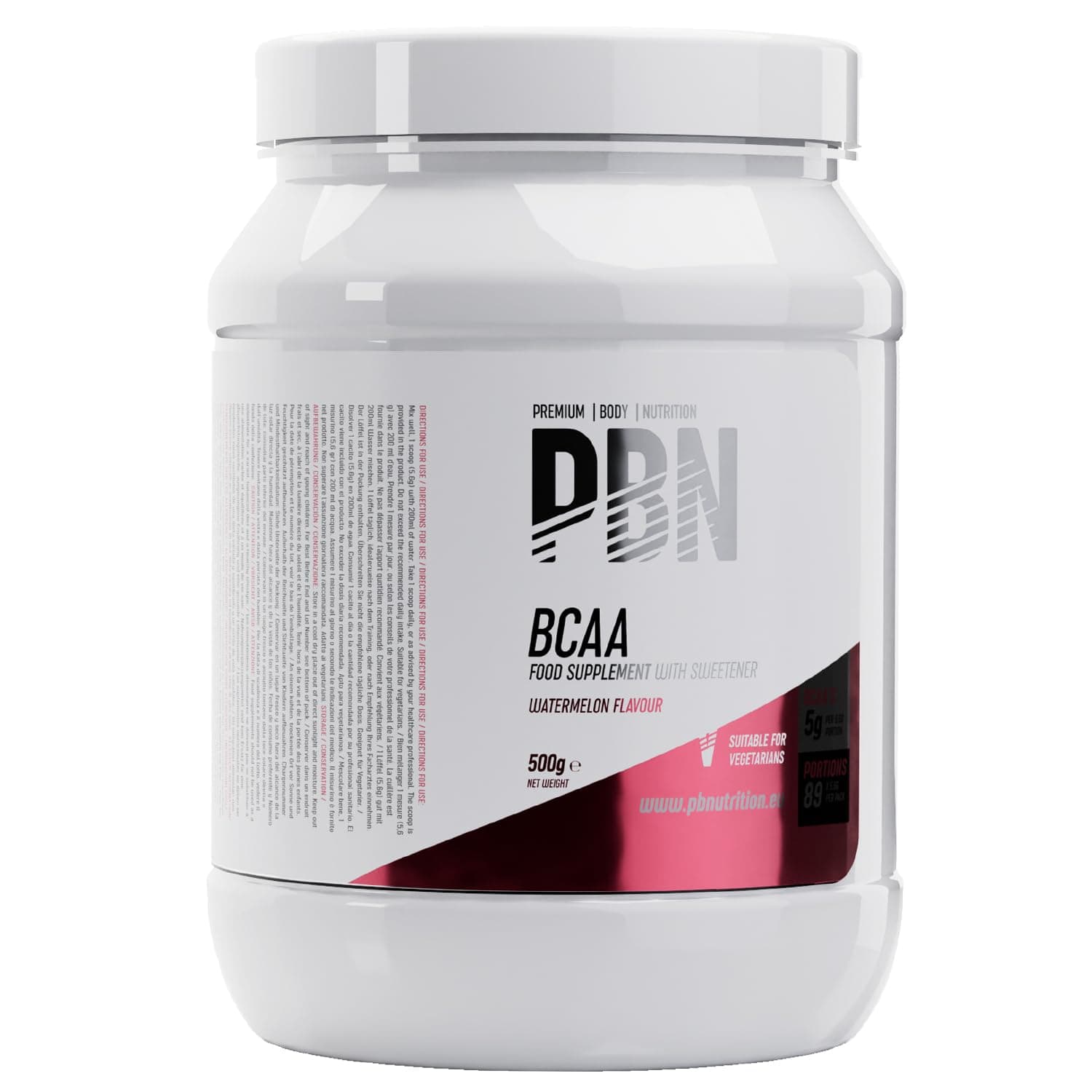 Premium Body Nutrition PBN – Premium Body Nutrition BCAA in Polvere, 0,5 kg