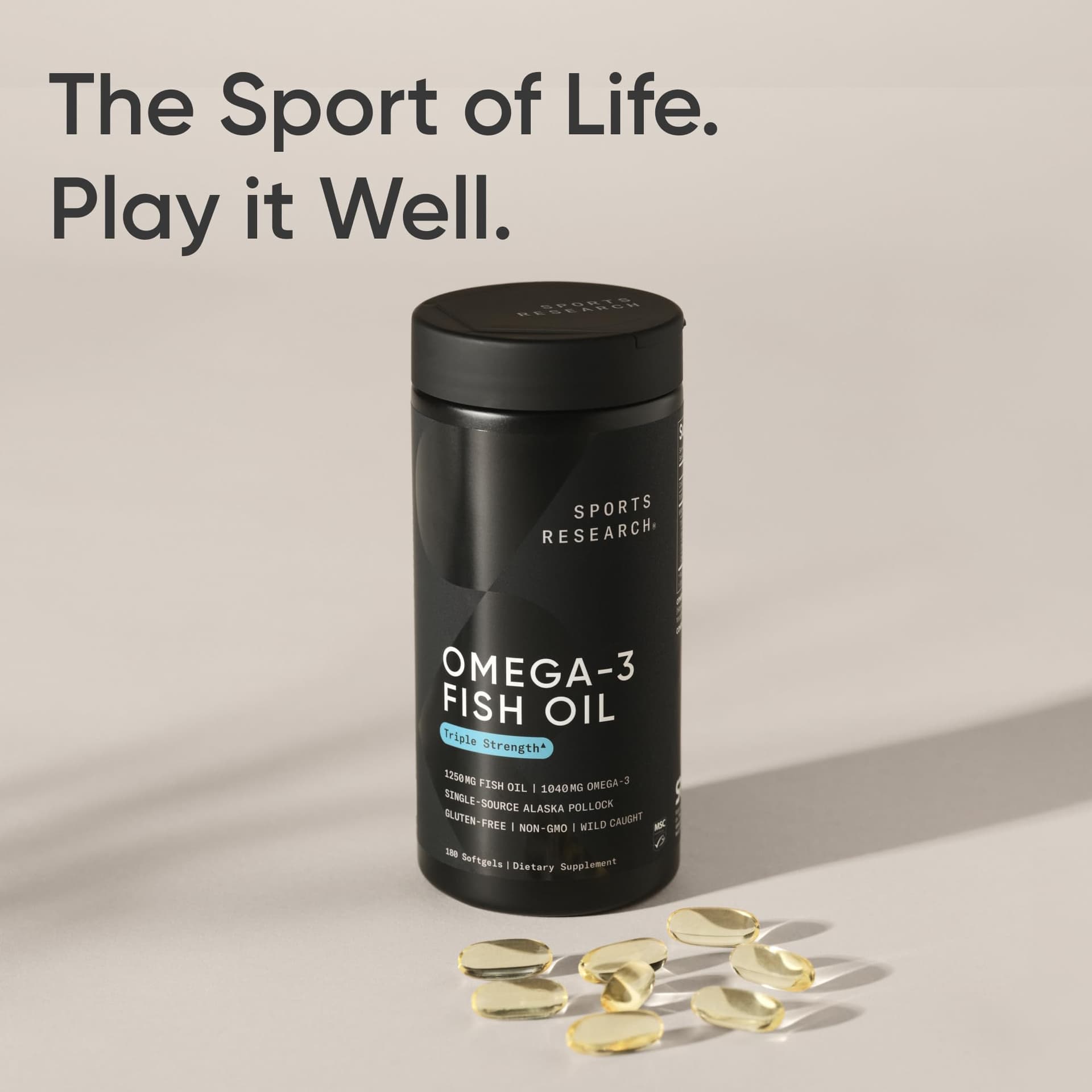 Sports Research ® Triple Strength Omega 3 Fish Oil – Bild 7
