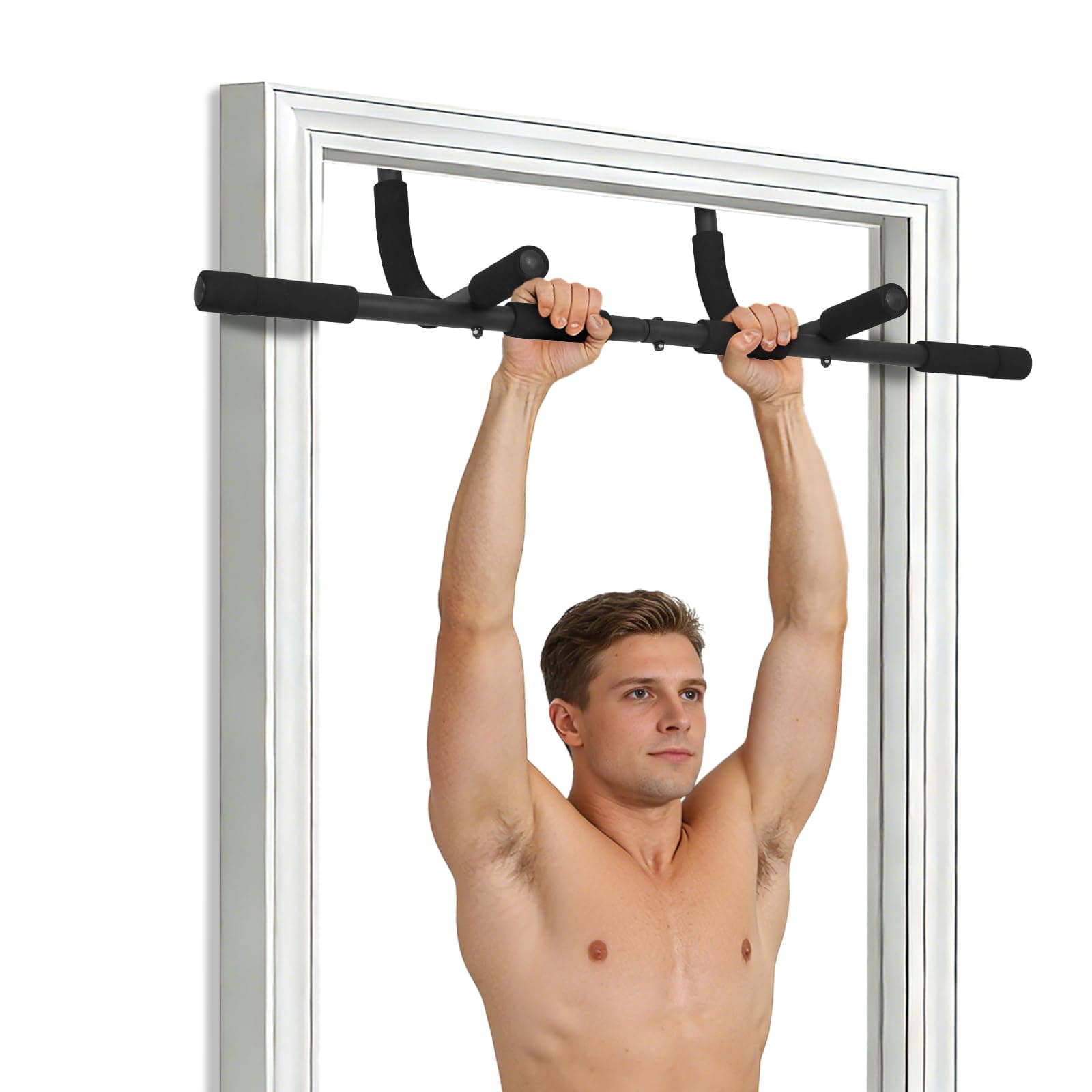 ALLINLIFE Barra de Dominadas Puerta Ajustable 60-100cm – Bild 4