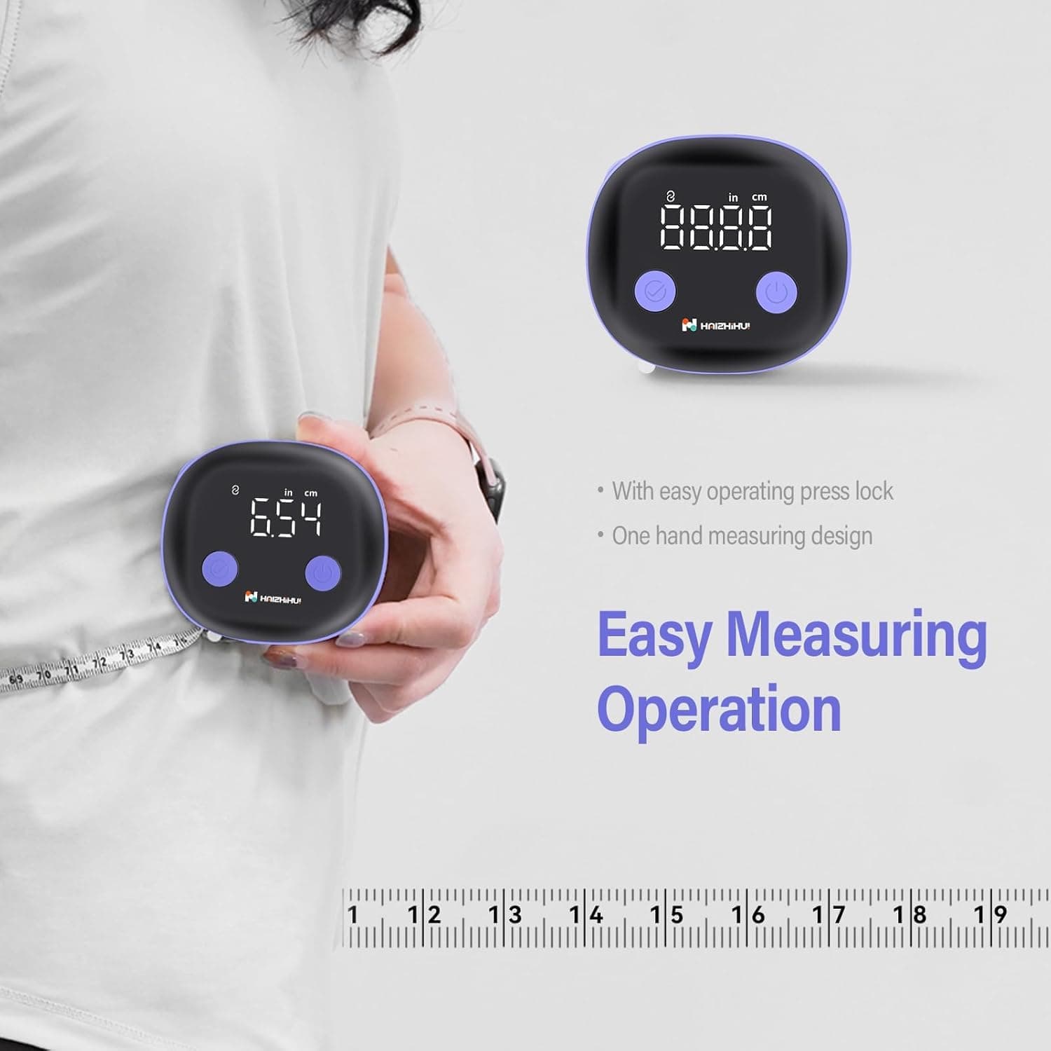 LUODIRGB Fitdays Smart Body Tape Measure – Bild 2