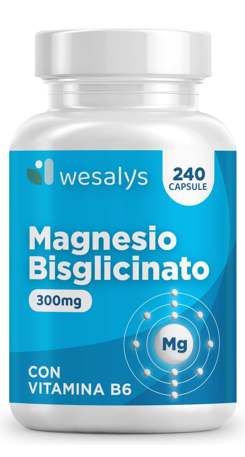 WESALYS Magnesio Bisglicinato 240 Capsule (fino a 4 mesi) I Forma