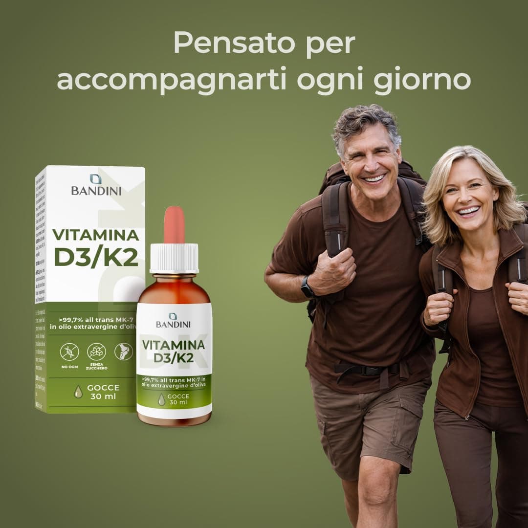Bandini ® Vitamine D3 K2 Gouttes 1000 UI à Forte Dose – Bild 3