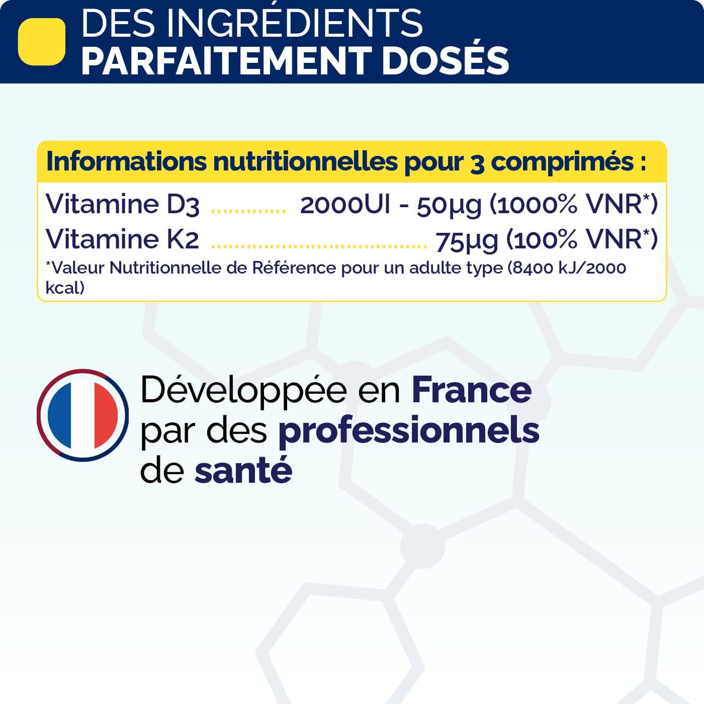 Nujimé Vitamine D3 (2000UI) + K2 (all-trans MK7 – Bild 6