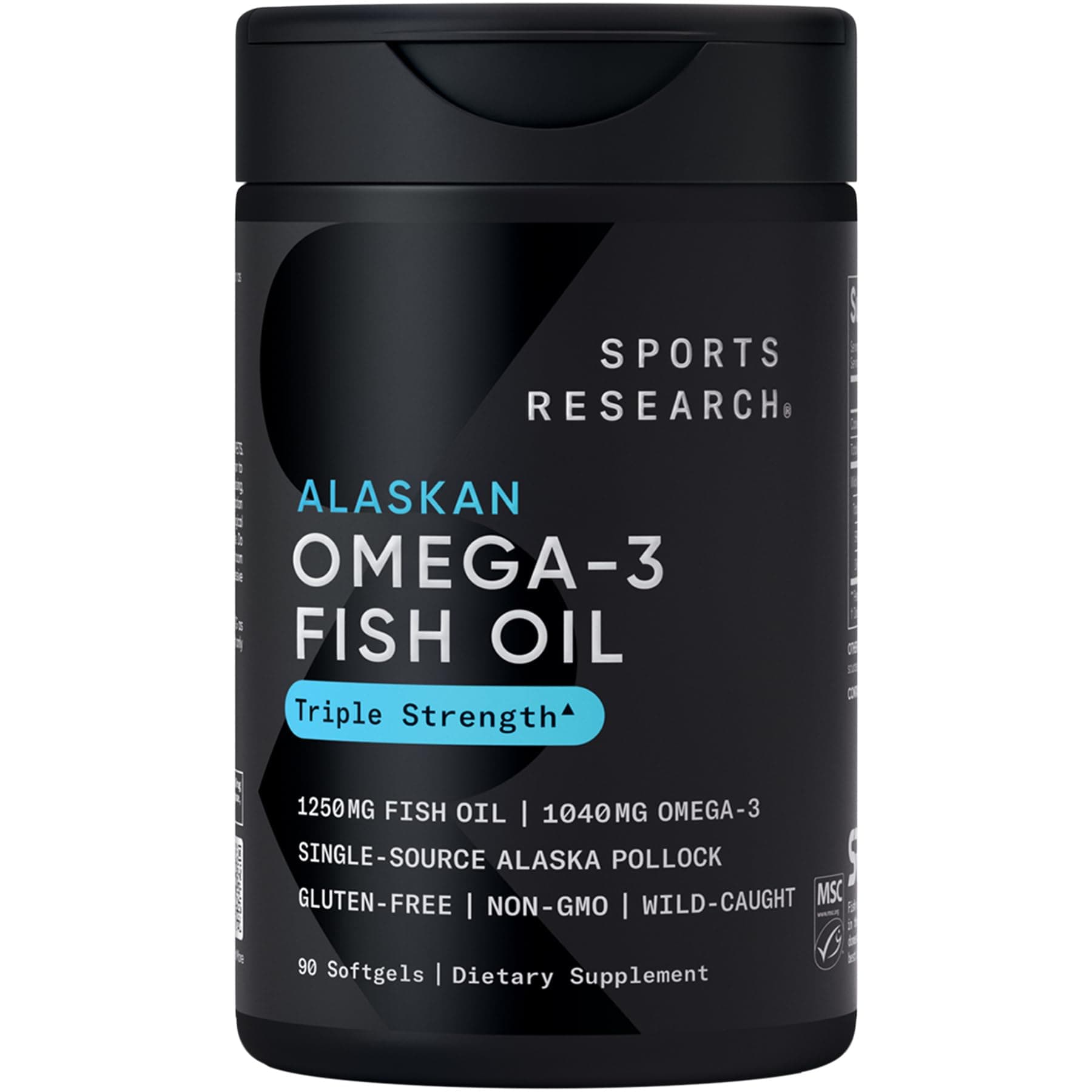 Sports Research ® Omega-3 Fish Oil 1250