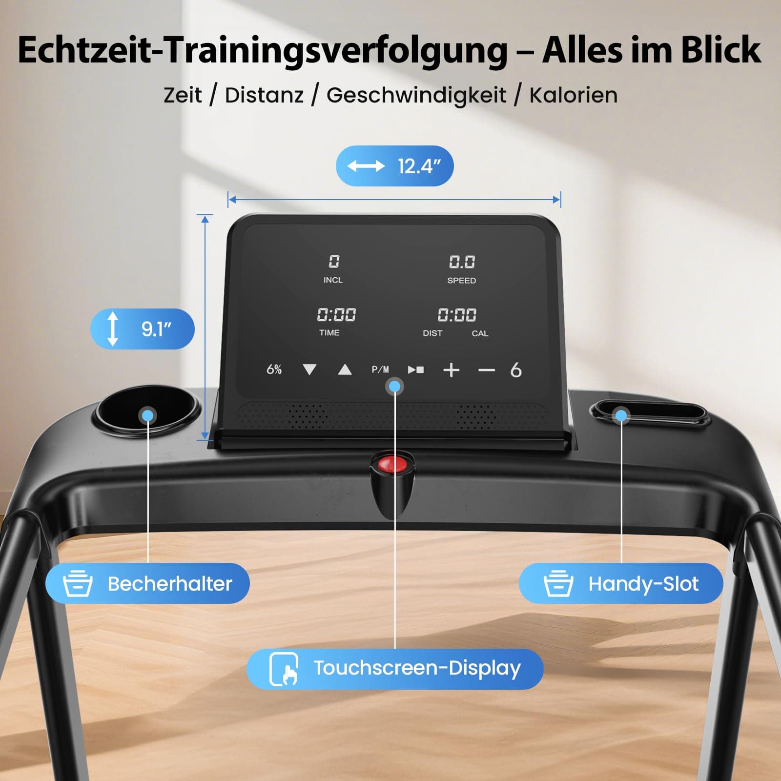 JAGJOG Laufband für Zuhause Klappbar – Bild 5