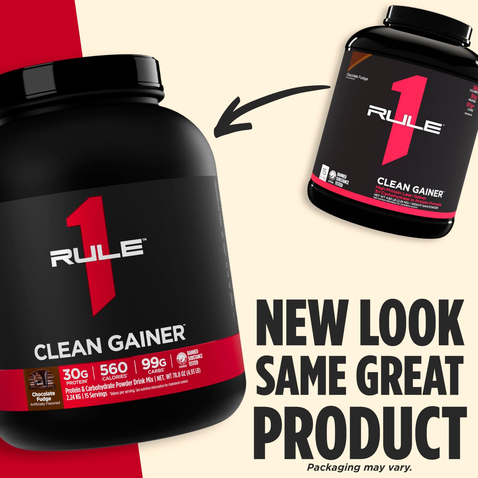 Rule 1 Proteins Clean Gainer - High-Protein Lean Gain Formula with 560 Calories, 30g – Bild 2