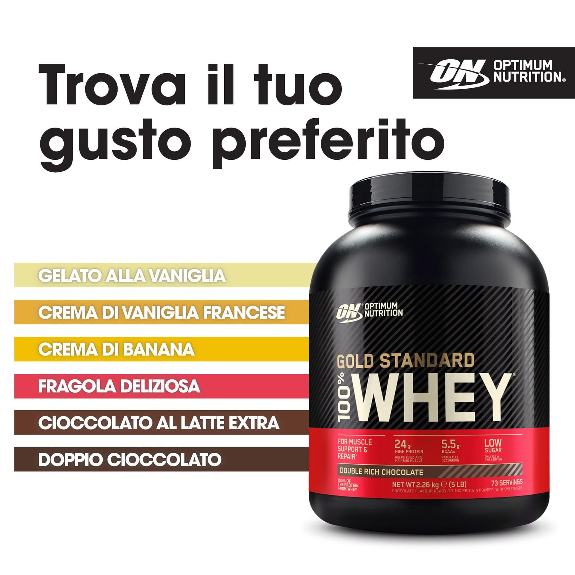 Optimum Nutrition Gold Standard 100% Whey – Bild 5