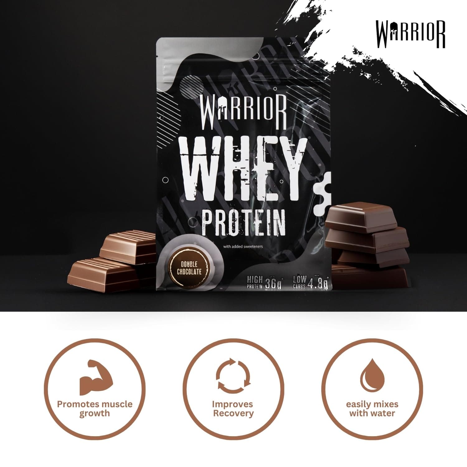 Warrior Whey Protein Powder | High Protein Shake up to 36g – Bild 4