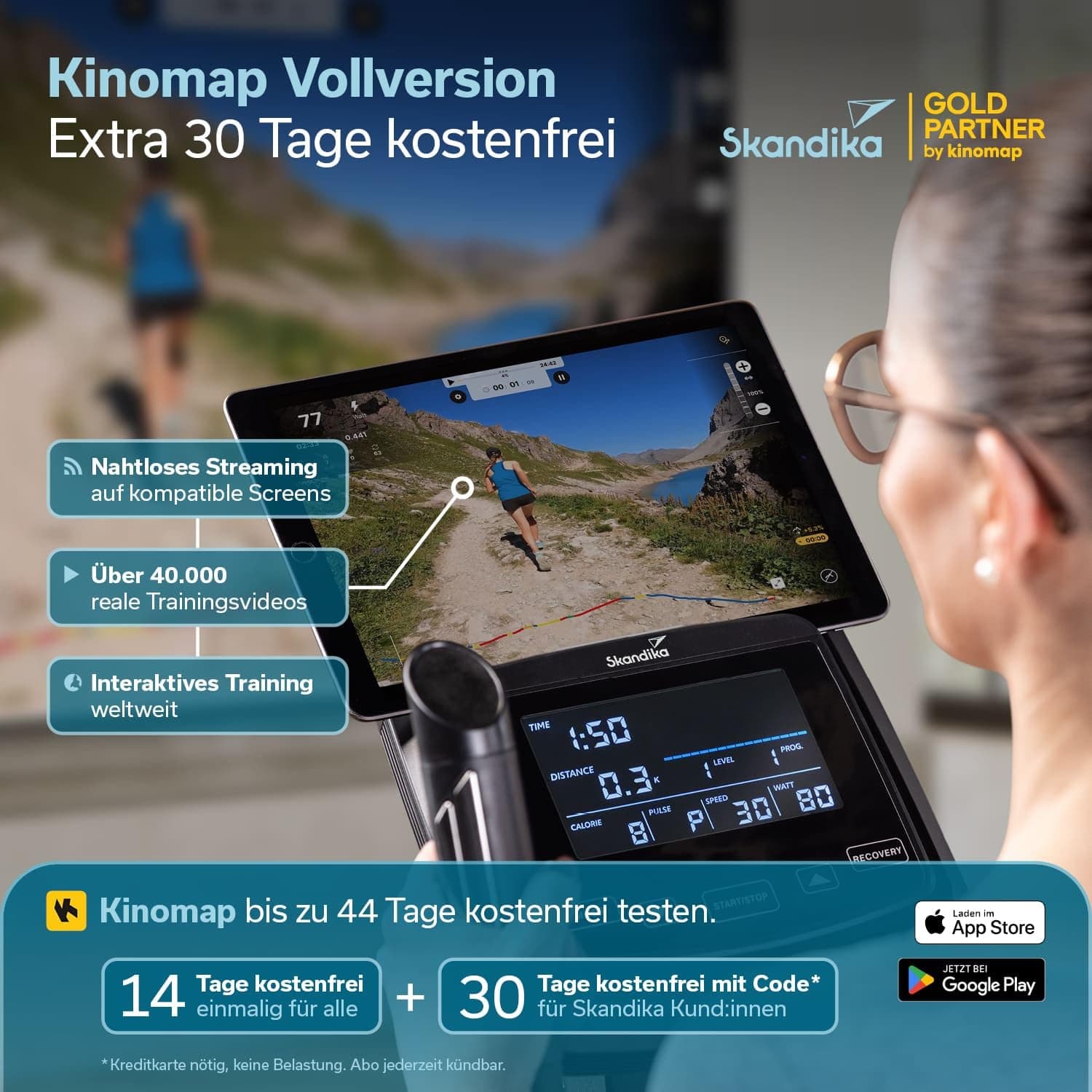 Skandika Crosstrainer für Zuhause Treliv P22 – Bild 4