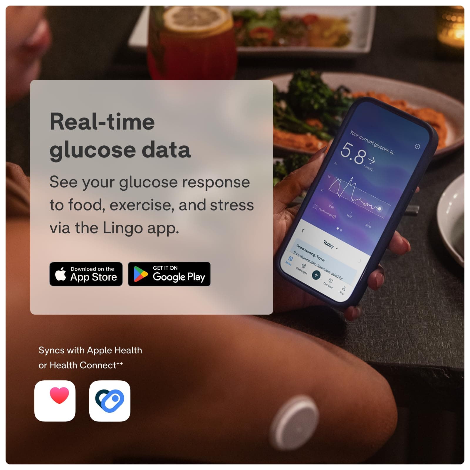 Lingo Continuous Glucose Monitor (CGM) Biosensor & App. – Bild 7