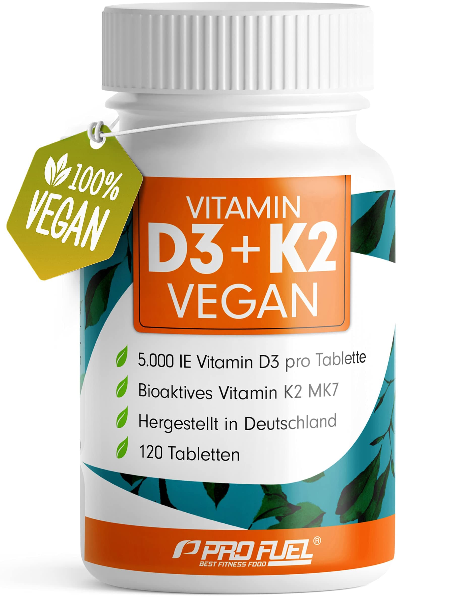 ProFuel Vitamin D3 K2 VEGAN - 120 Tabletten