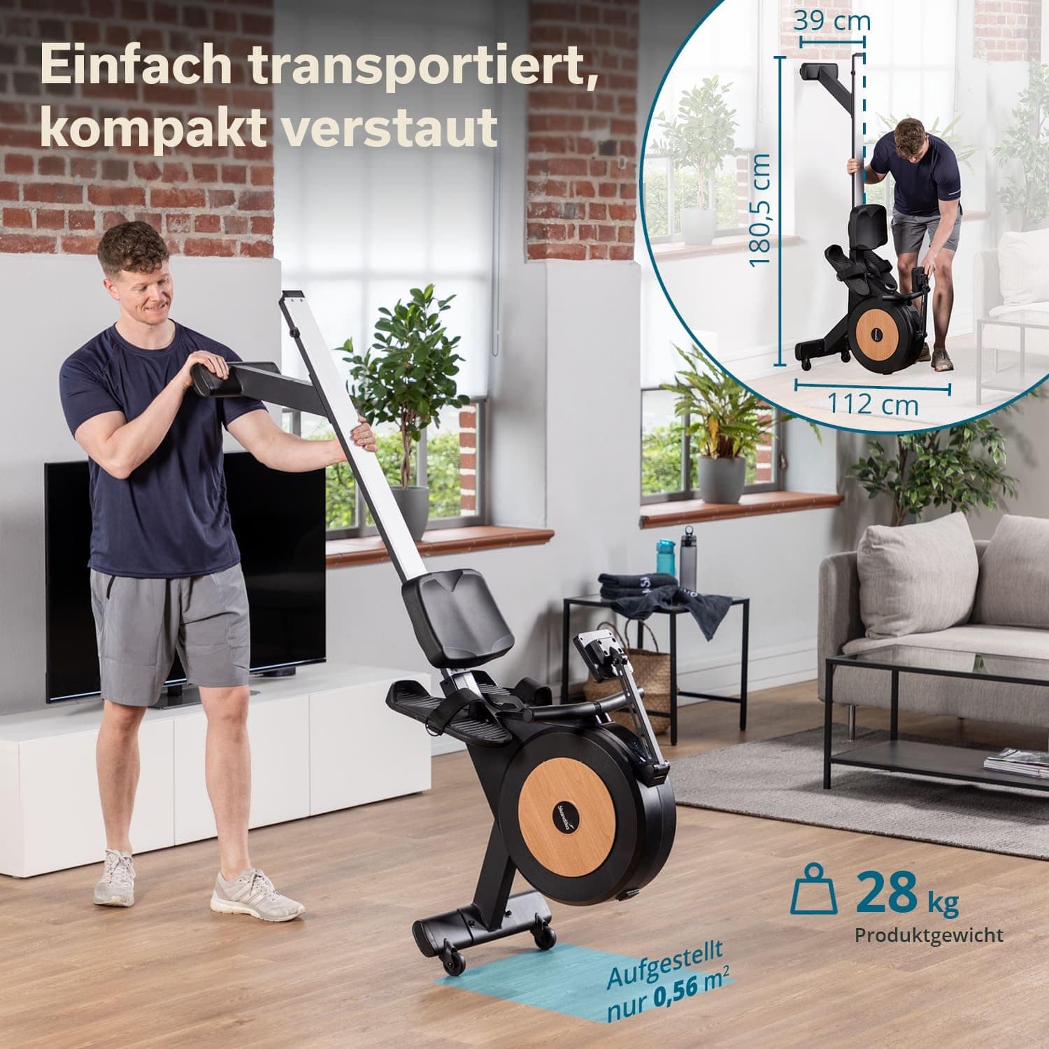Skandika Rudergerät für zuhause Njord P6-G – Bild 8