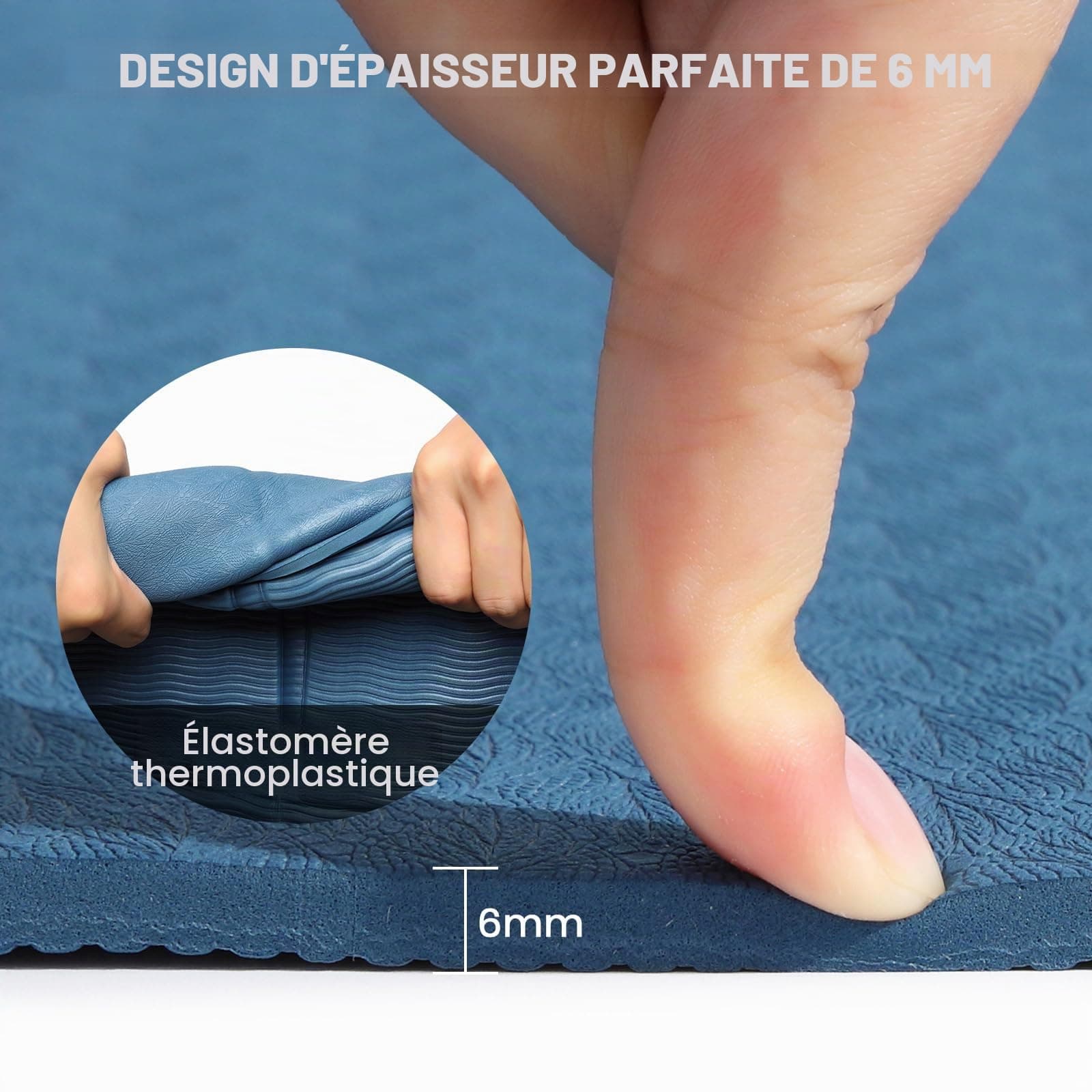 Good Nite Tapis de yoga pliable antidérapant portable léger – Bild 5