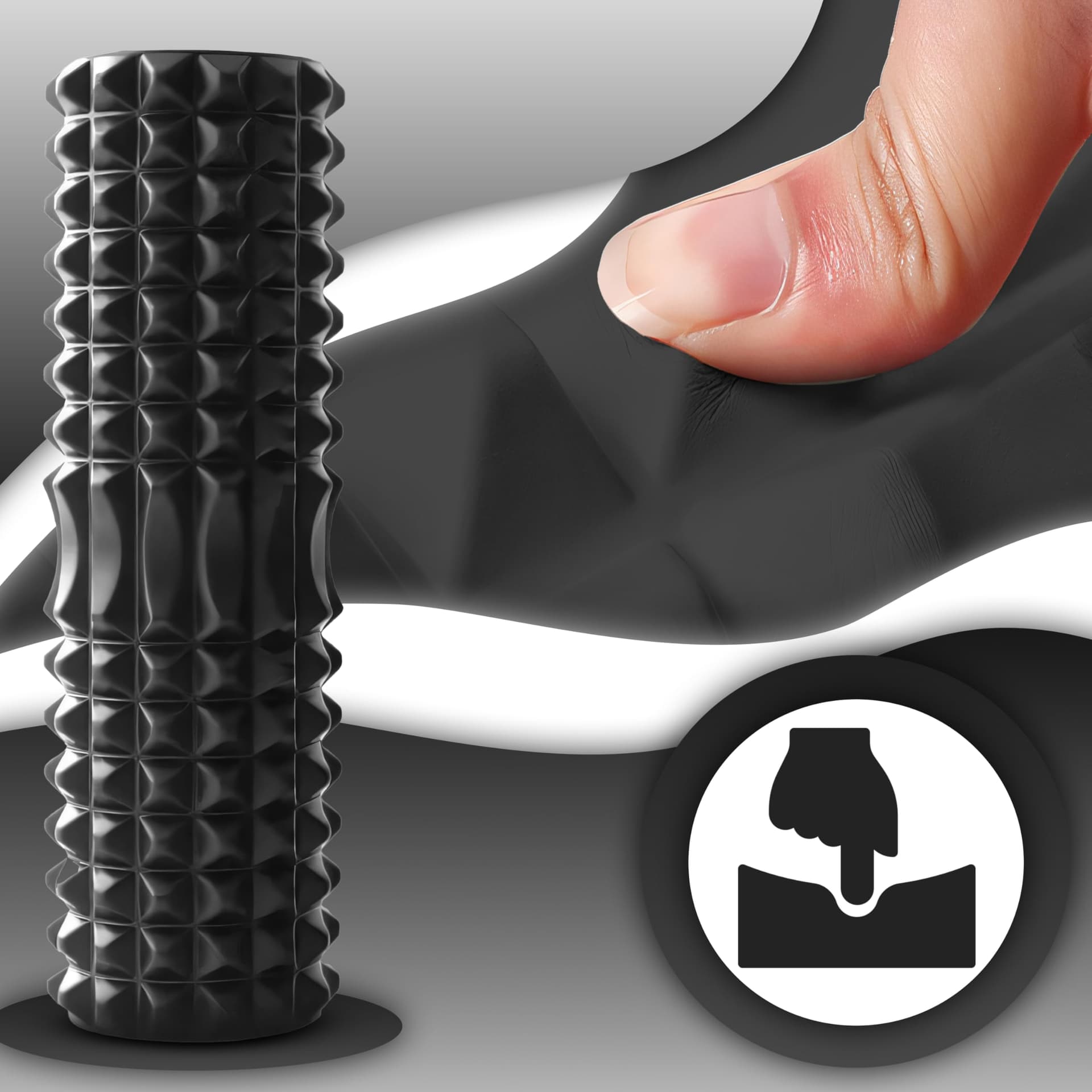 Retoo Faszienrolle Fitness-Rolle Standard mittlere Härte – Bild 6