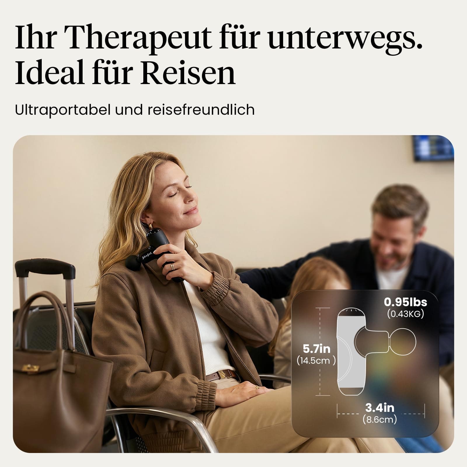 BOB AND BRAD Q2 Mini Massage Gun – Bild 3