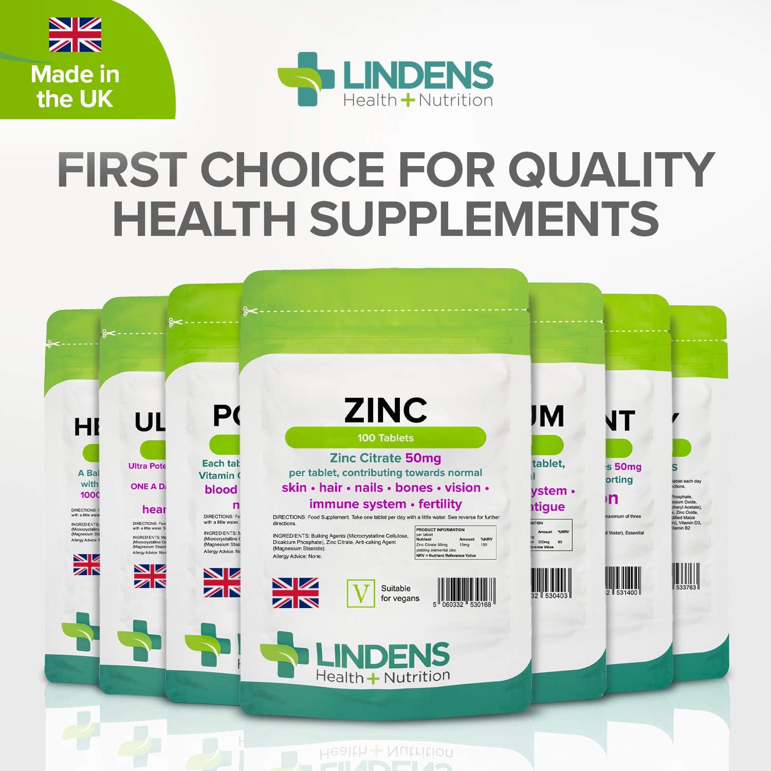 Lindens Zinc Citrate 50mg – Bild 8
