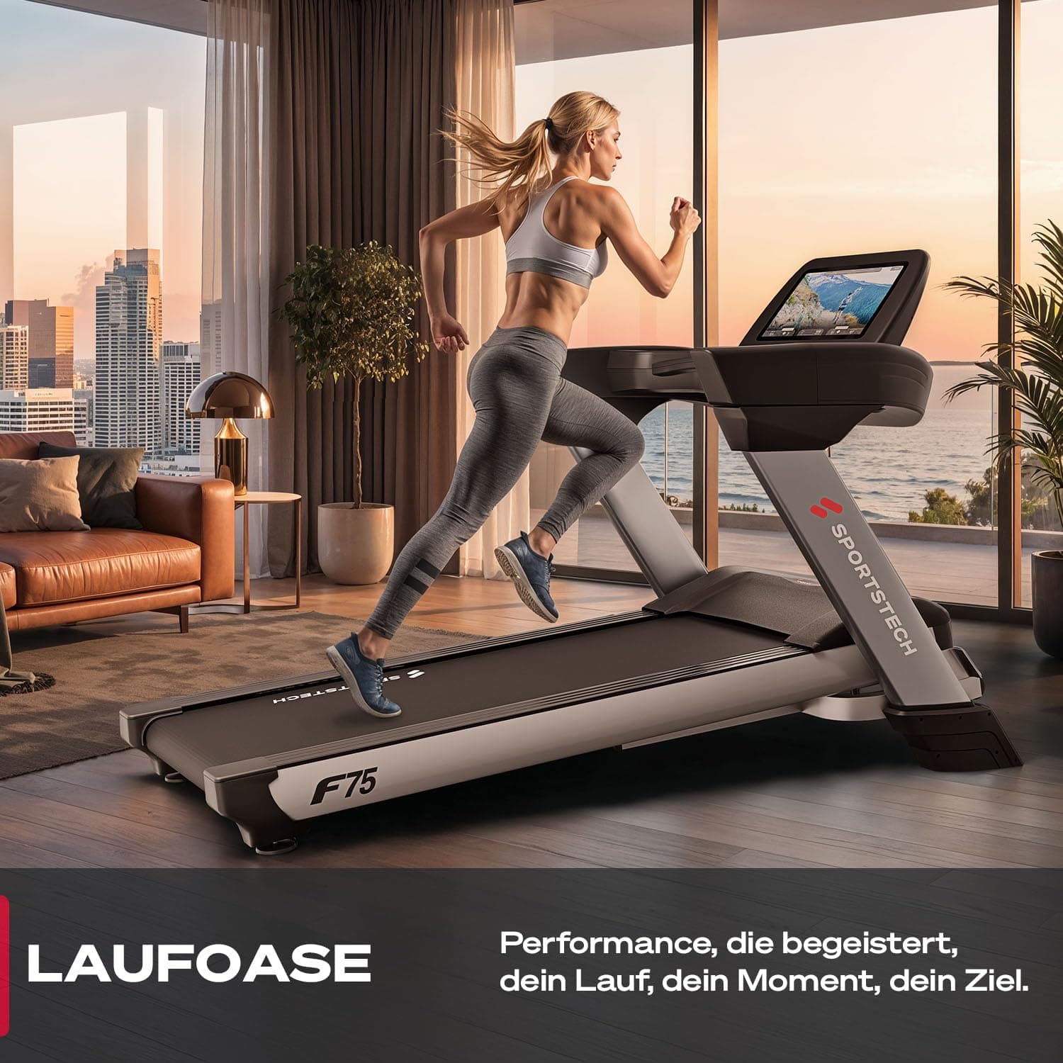 Sportstech F75 Profi Laufband für Zuhause klappbar – Bild 2